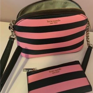 Kate Spade bag and wallet matching set